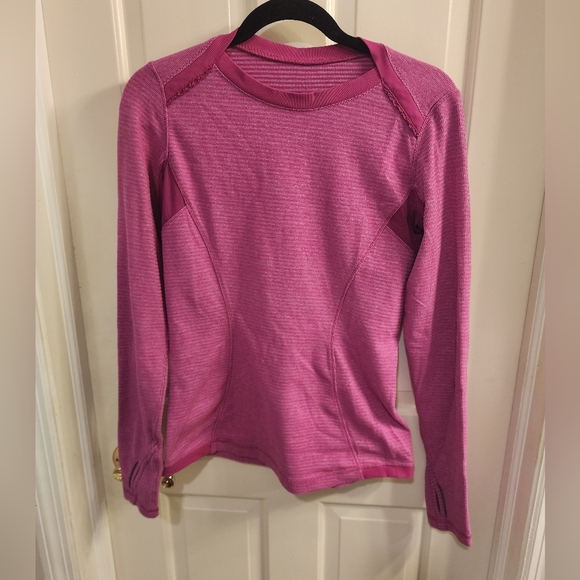 Lululemon long sleeve crew pink size 6 - Picture 1 of 4